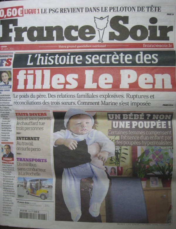 FRANCE SOIR couverture